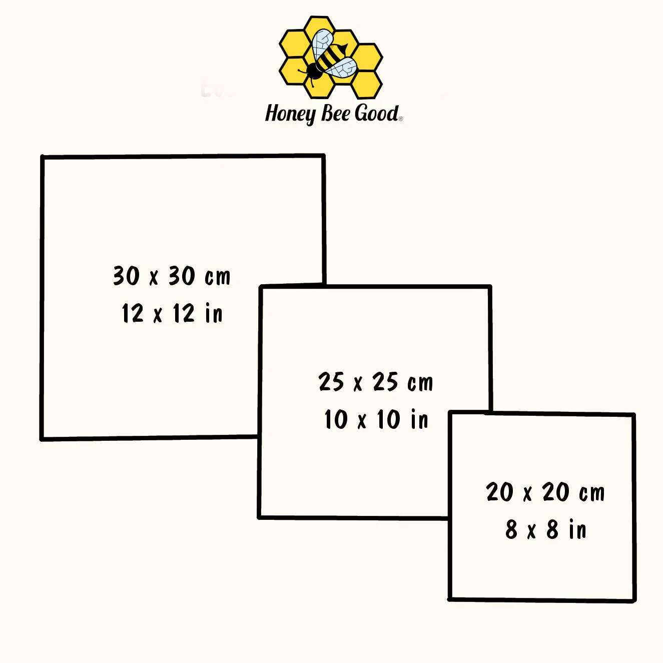 3 (L,M,S) HANDMADE Beeswax Wraps | Bee Happy Spring - Image 7