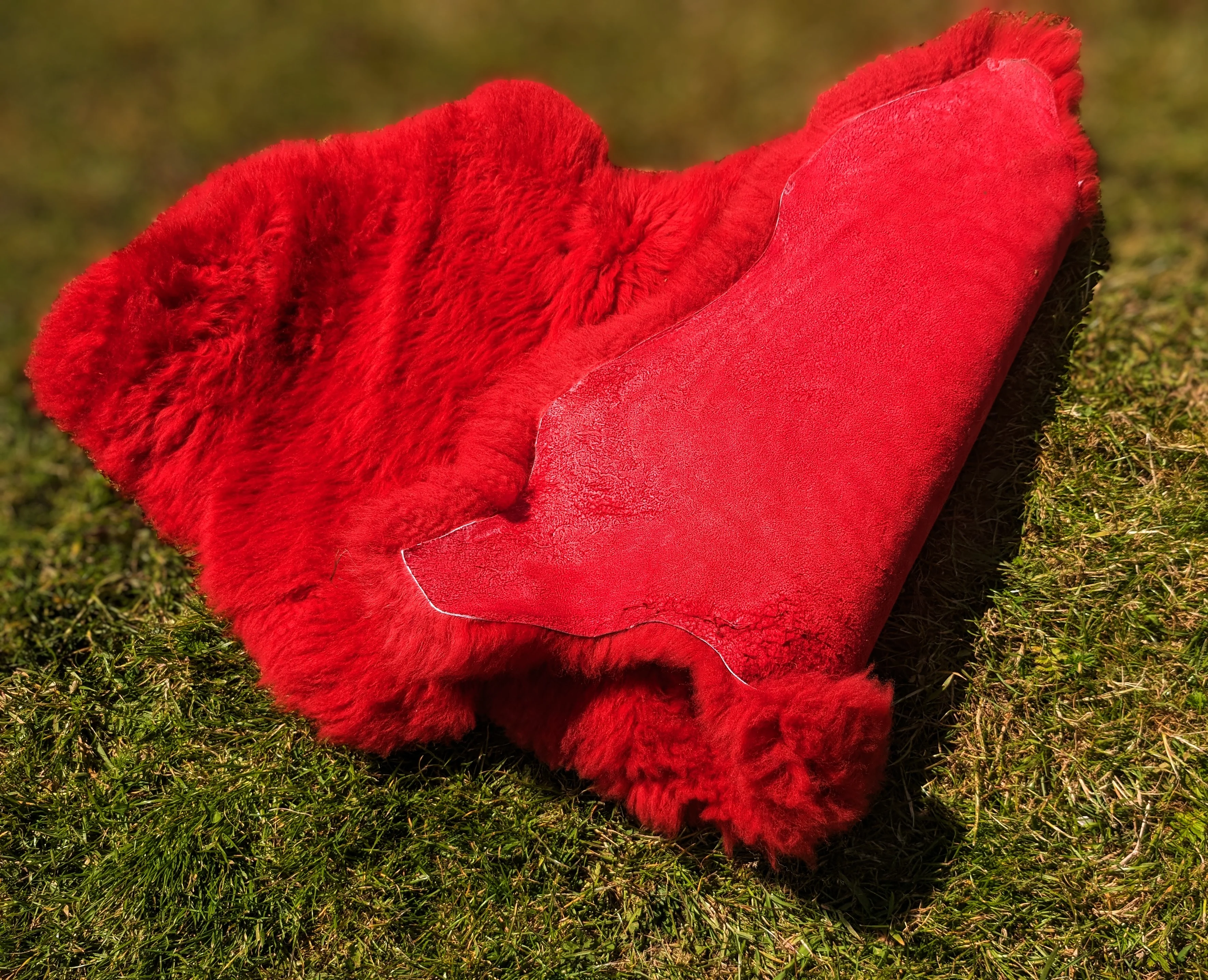 Eco Ewe Sheepskins (Blue Or Red) - Image 3
