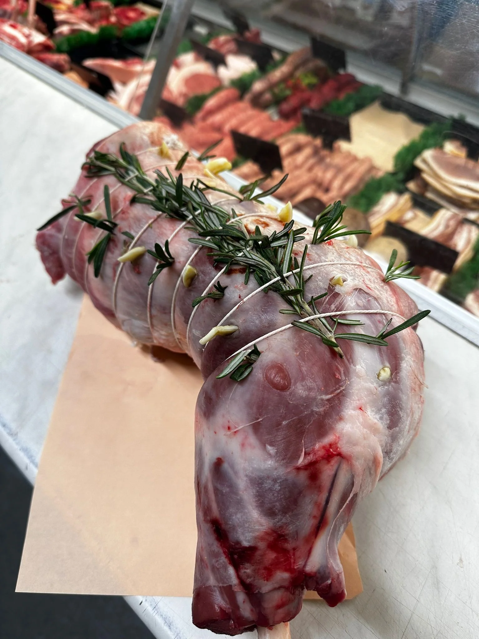 Leg of lamb - ready to roast!