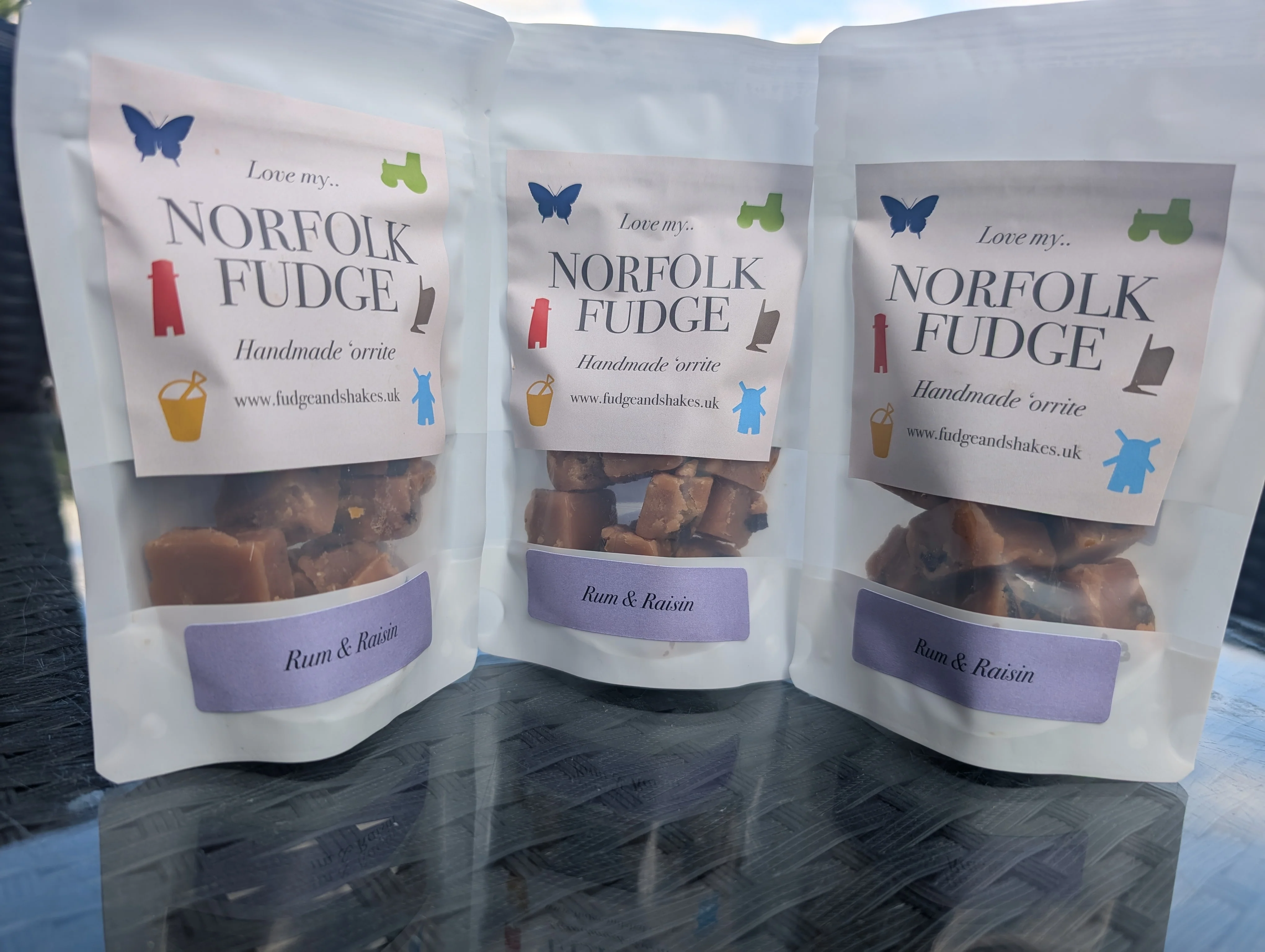Love My Norfolk Fudge - Rum & Raisin
