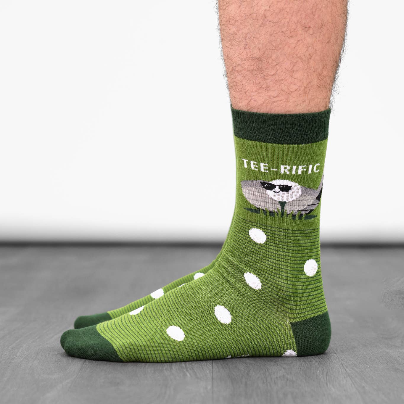 Sock Talk Green Teerific Golf Socks - Image 2