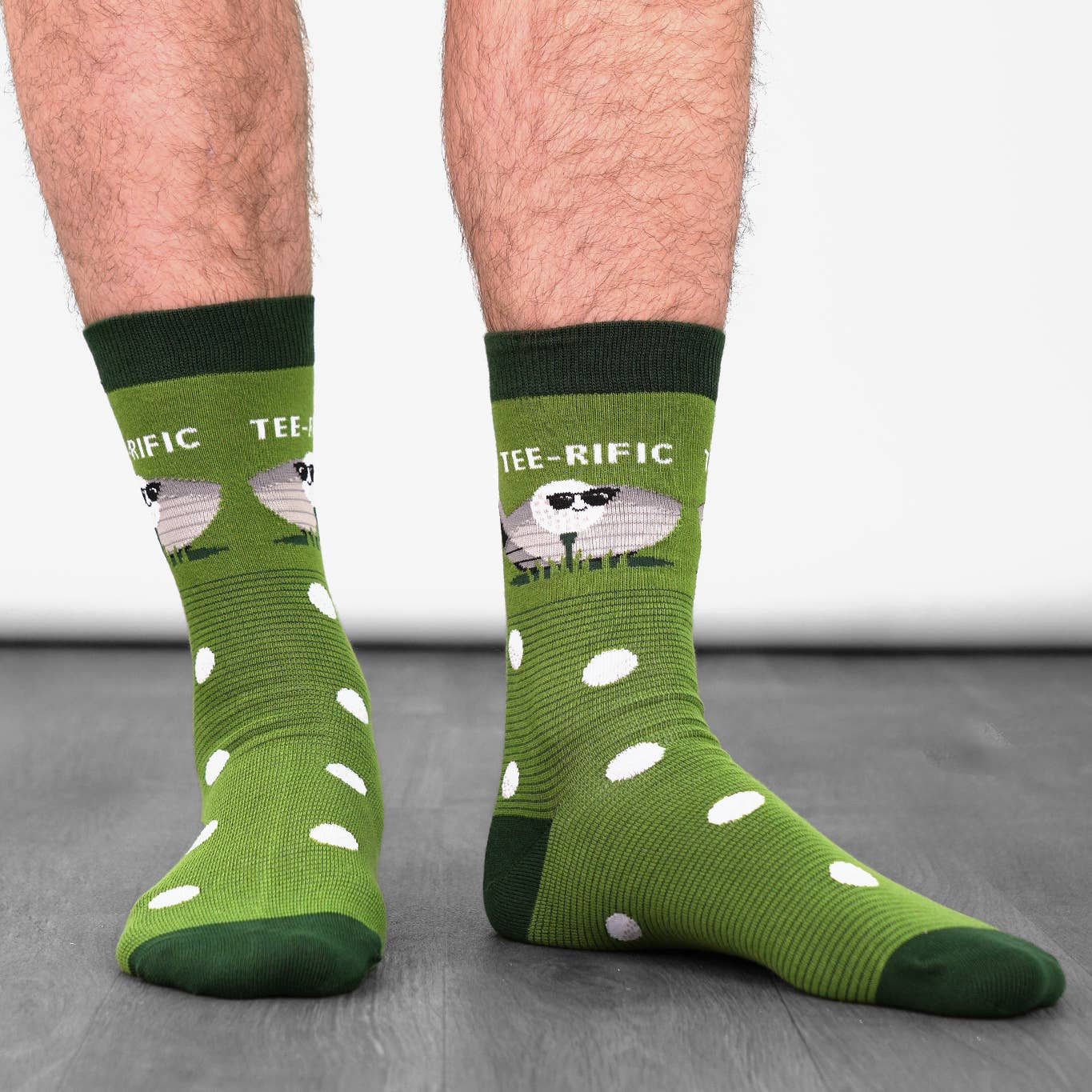 Sock Talk Green Teerific Golf Socks - Image 4