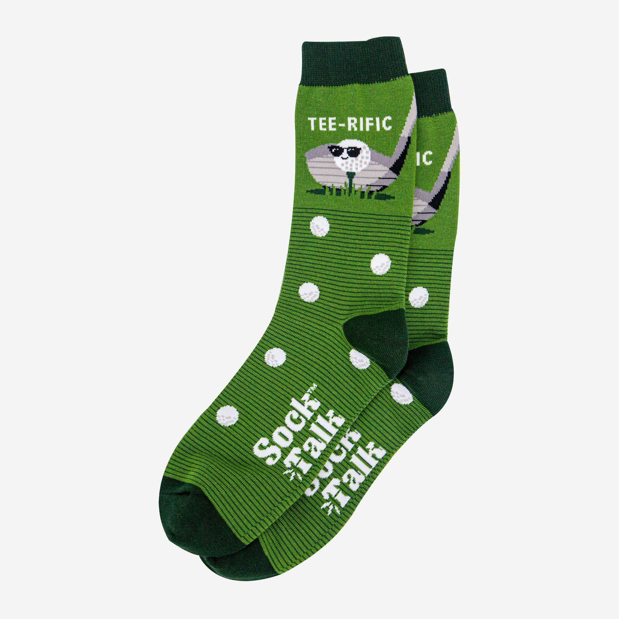 Sock Talk Green Teerific Golf Socks - Image 5