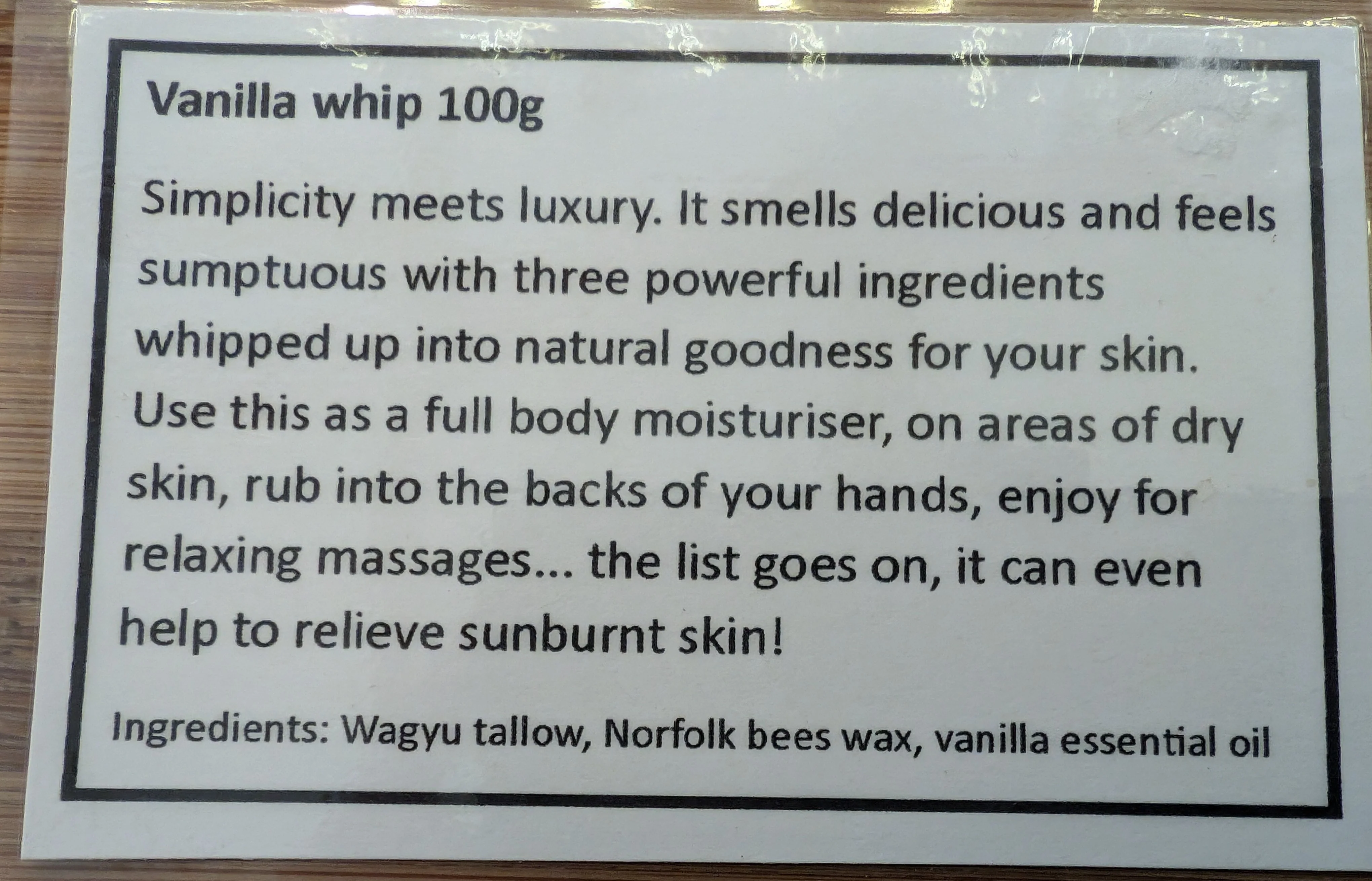 Mulberry Marsh Wagyu Tallow Skincare - Image 2