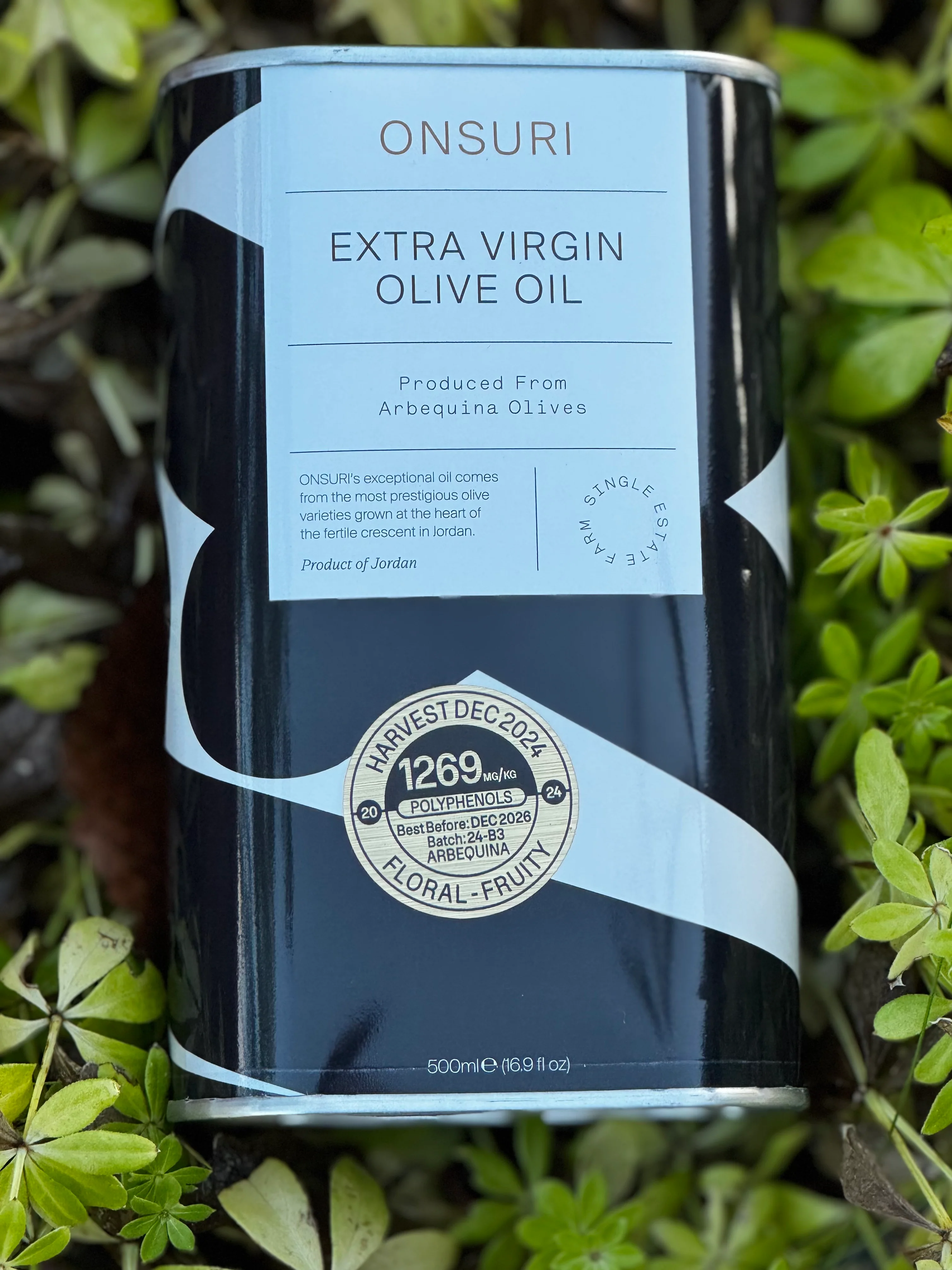ONSURI  Extra Virgin Olive Oil - Arbequina Olives