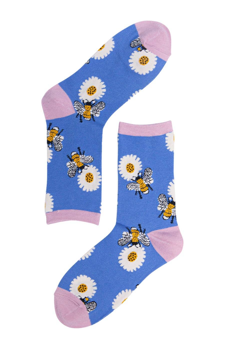 Sock Talk Bamboo Sunflower Bumblebee Socks - Image 2